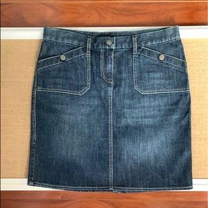 NWT NY & Co Distressed Denim Skirt